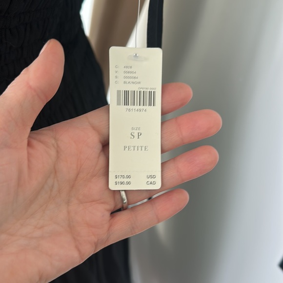 ANTHROPOLOGIE NWT Strappy Tulle Dress Size SP. (BLACK) - Picture 6 of 15